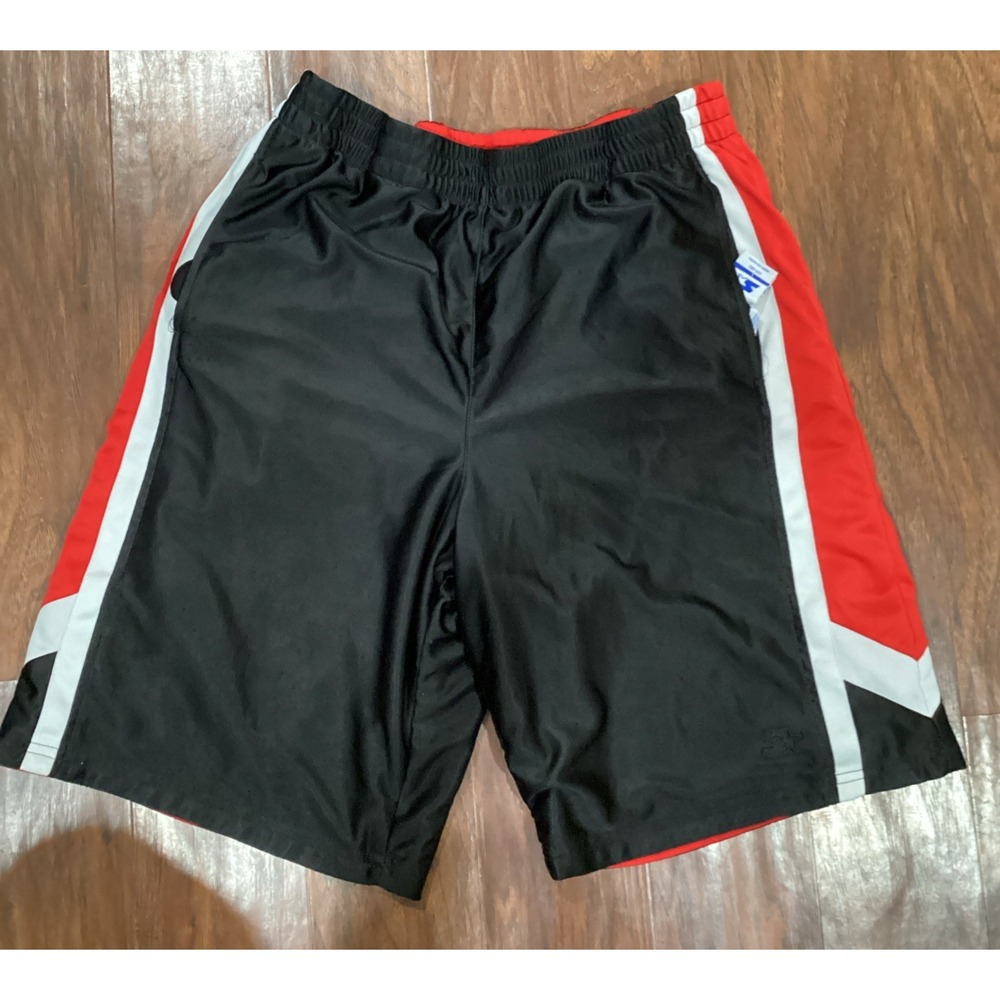 Starter Reversible Shorts Men's Size Large Red  And BlackAthletic Activewear Y2K